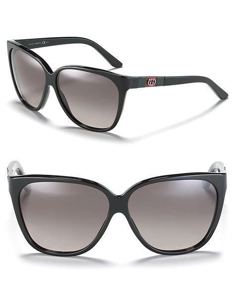 gucci acetate cat-eye sunglasses black|are gucci sunglasses polarized.